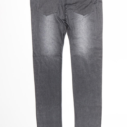 Jegging Womens Grey  Polyester Carrot Leggings Size 2XL L29 in