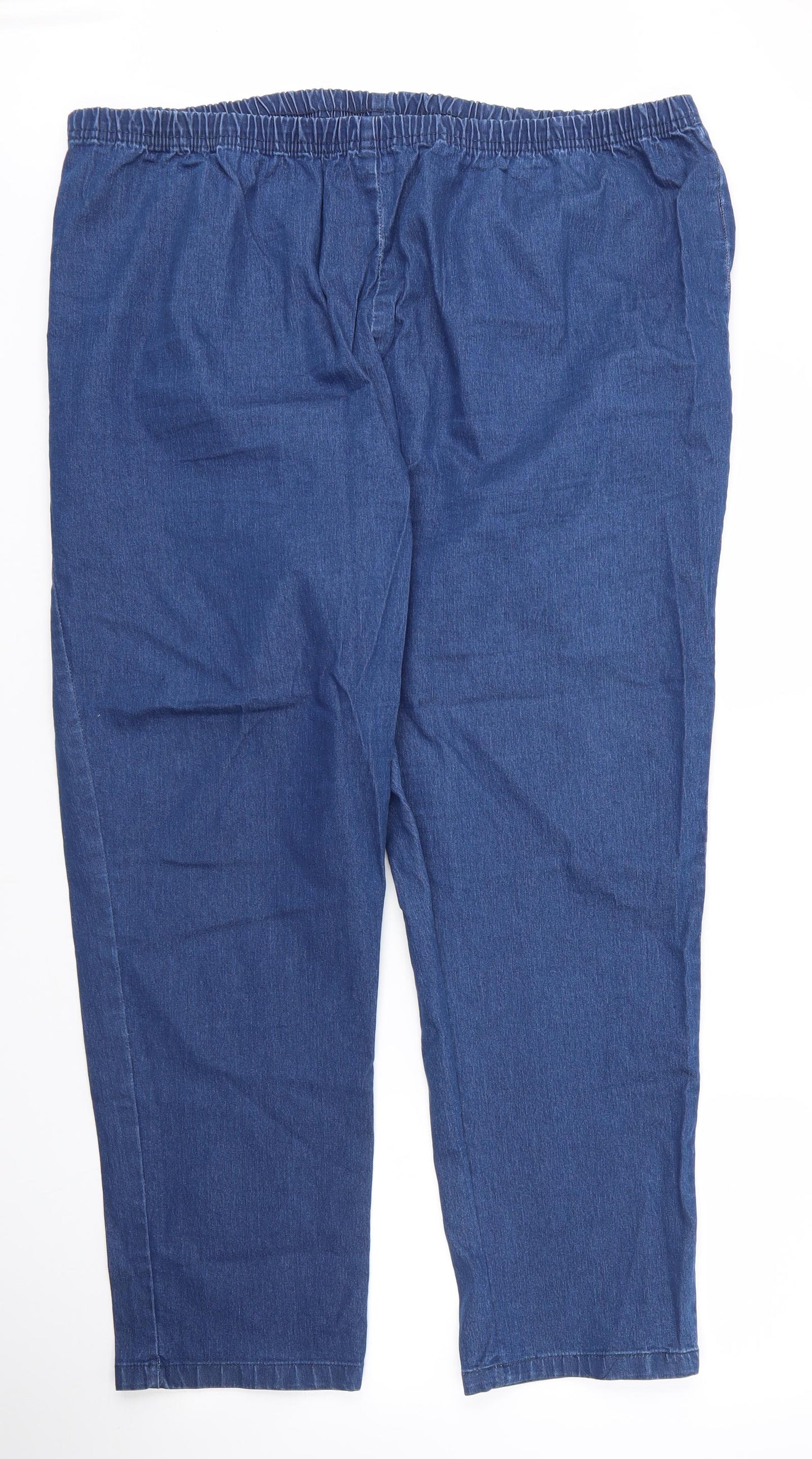 Anth# Womens Blue  Cotton Jegging Jeans Size 28 L28 in Regular