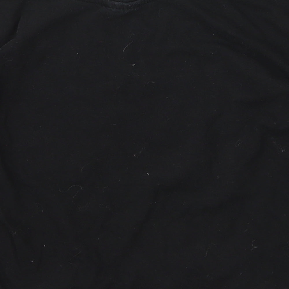 B&C Boys Black  Cotton Basic T-Shirt Size 5 Years Round Neck