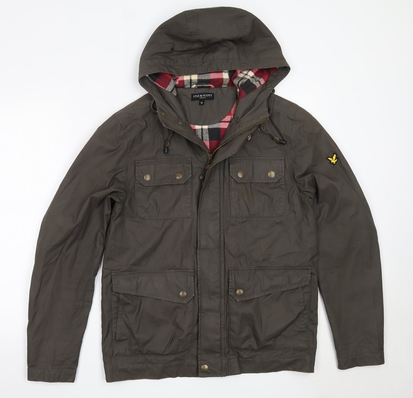 Lyle & Scott Mens Green   Jacket Coat Size M