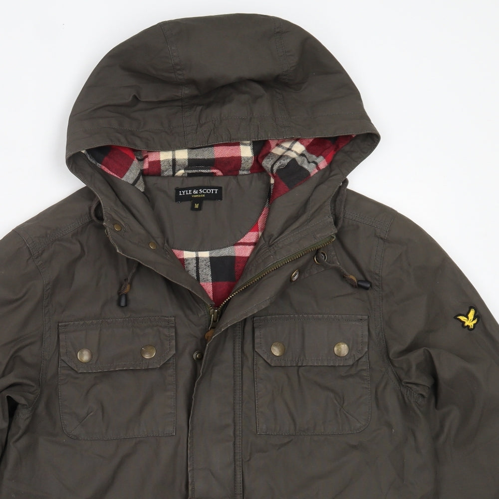 Lyle & Scott Mens Green   Jacket Coat Size M