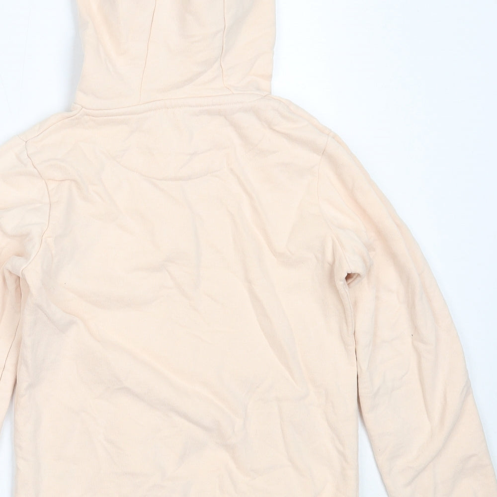 Firetrap Girls Beige  Cotton Pullover Hoodie Size 9-10 Years