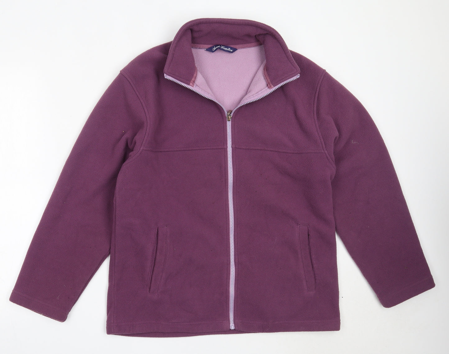 Sarah Hamilton Womens Purple   Jacket  Size M