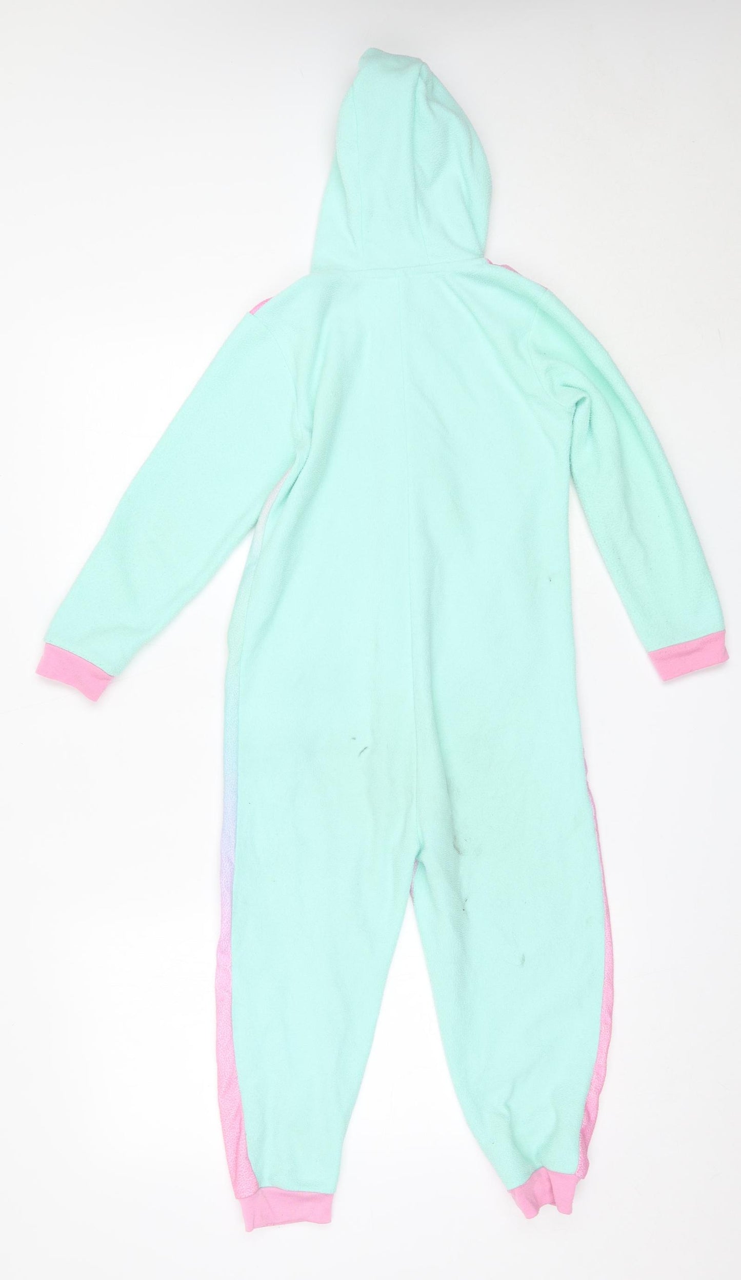 George Girls Green Solid Polyester Capri One Piece Size 7-8 Years   - LOL Surprise