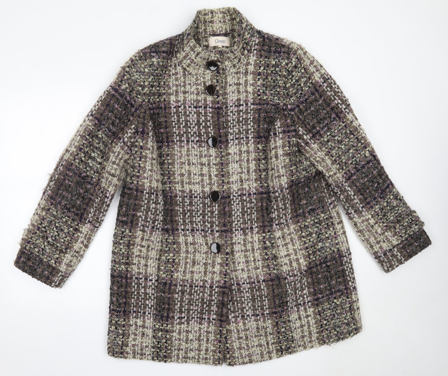 Marks and Spencer Womens Beige   Overcoat Coat Size 16