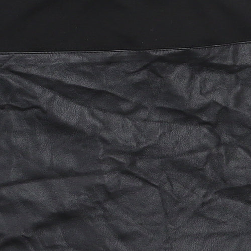 River Island Girls Black  Polyester Mini Skirt Size 6 Years  Regular