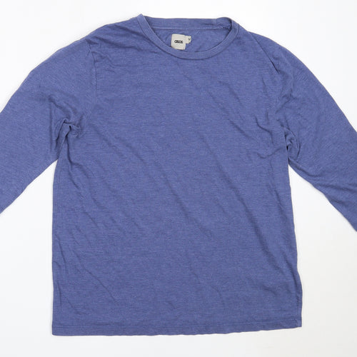 ASOS Mens Blue  Cotton  T-Shirt Size M Round Neck