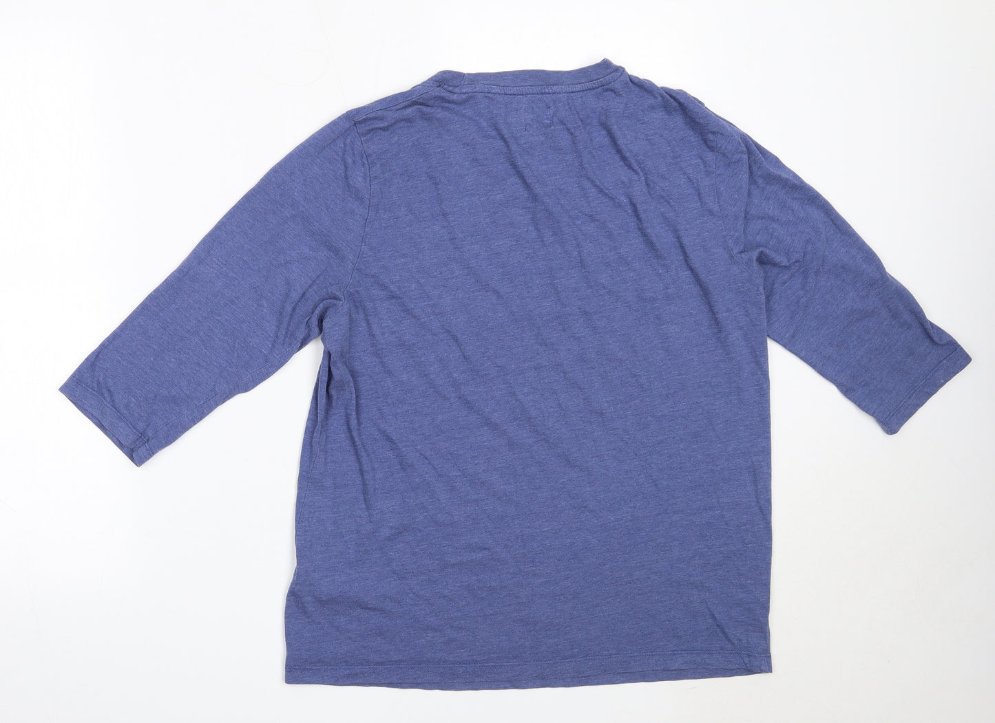 ASOS Mens Blue  Cotton  T-Shirt Size M Round Neck