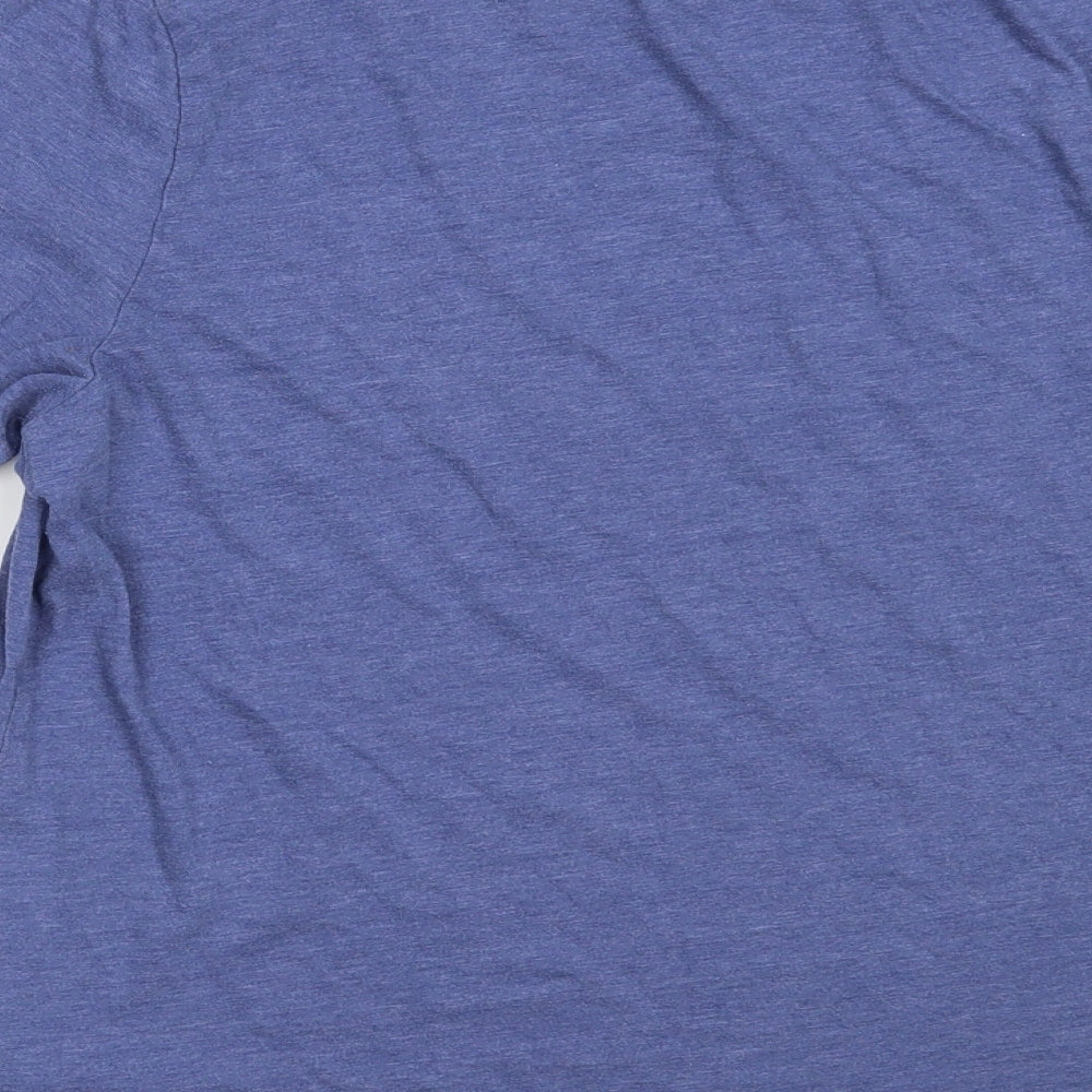ASOS Mens Blue  Cotton  T-Shirt Size M Round Neck