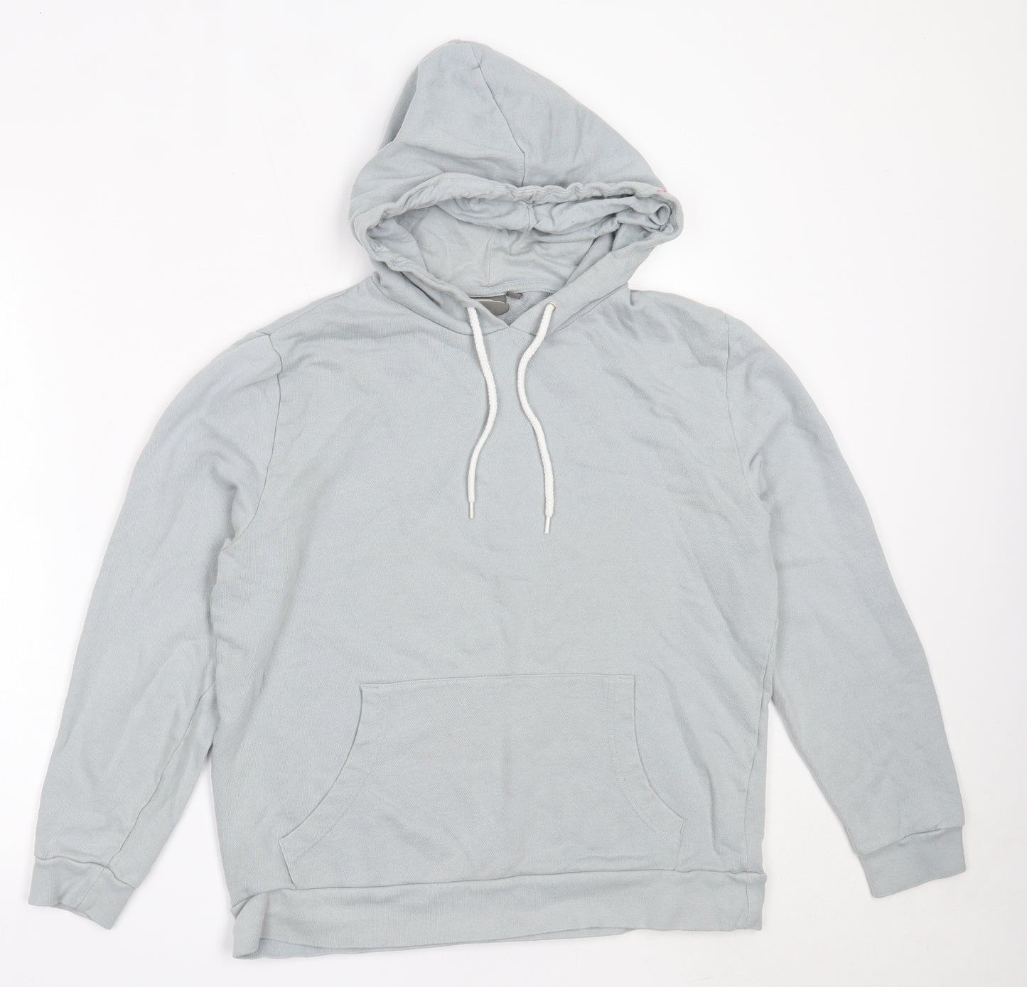 ASOS Mens Blue  Cotton Pullover Hoodie Size M