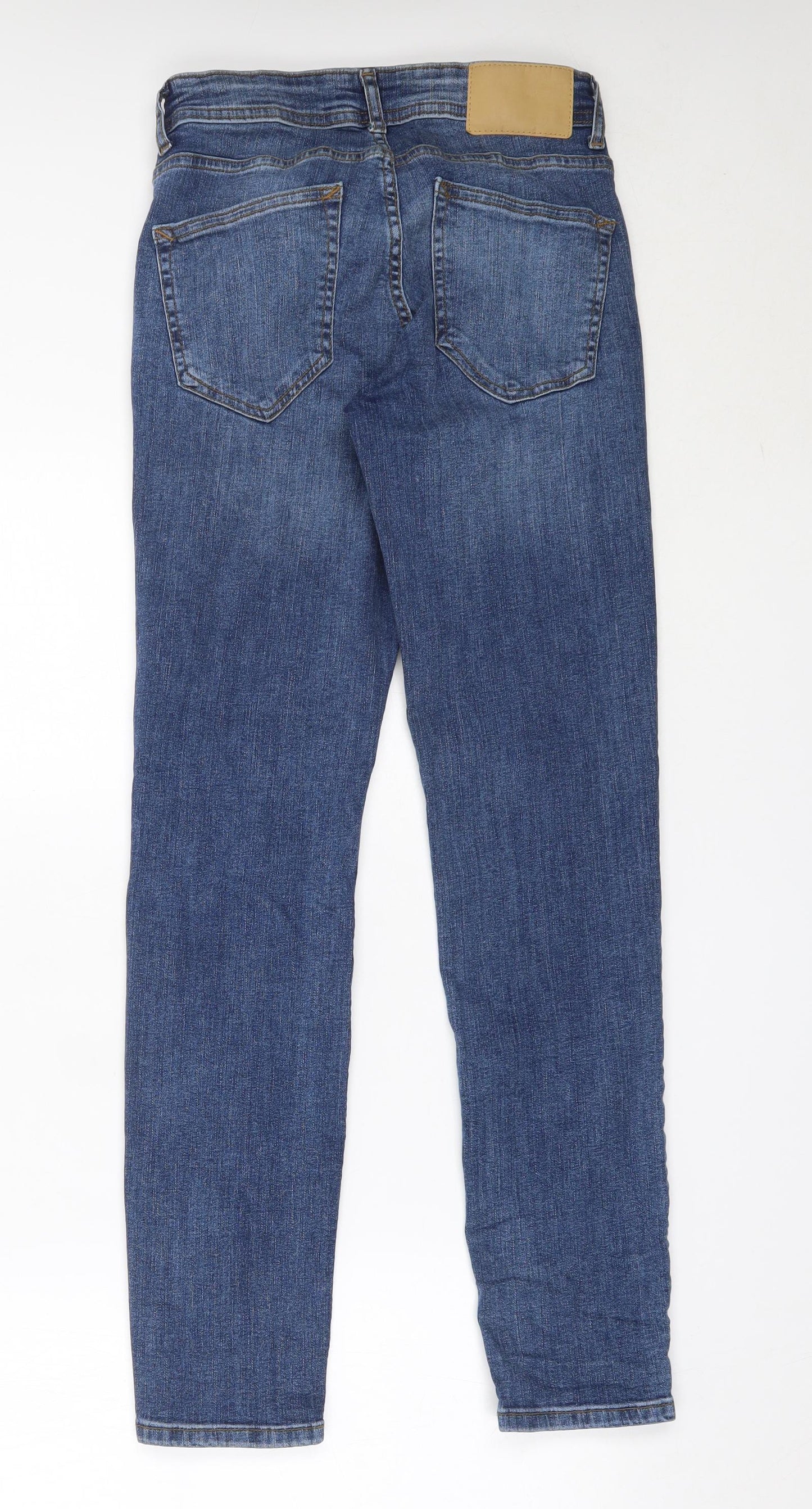 Primark Mens Blue  Cotton Skinny Jeans Size 28 in L30 in Regular