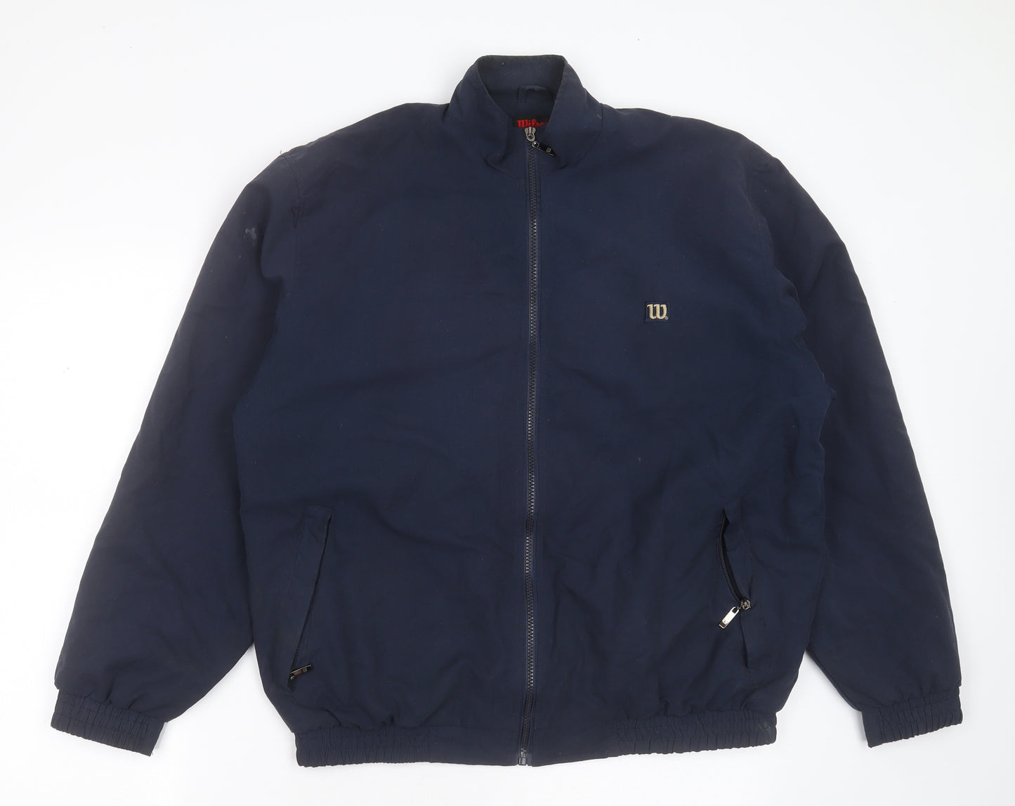 Wilson Mens Blue   Jacket  Size M  Zip