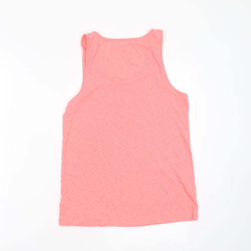 F&F Womens Pink Solid Polyester Top Pyjama Top Size 8   - Margaritas