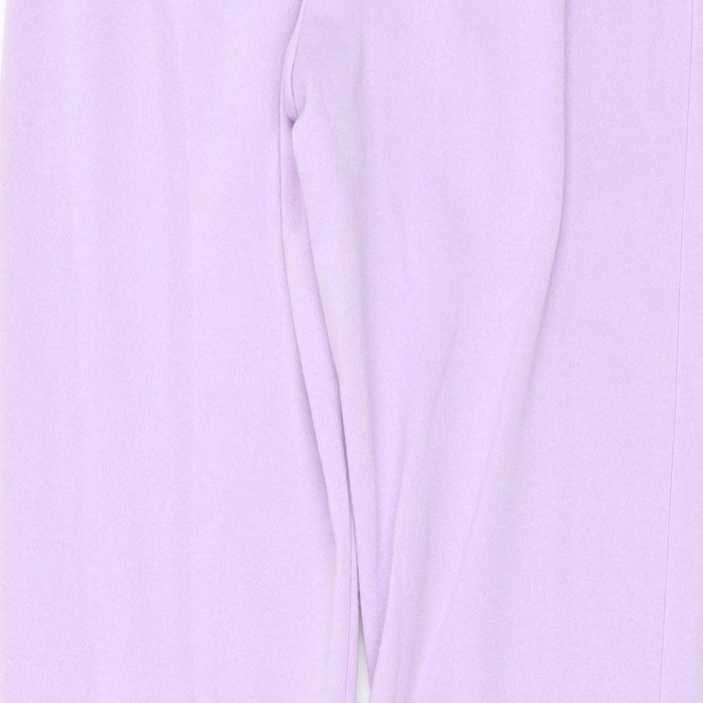 Primark Womens Purple  Cotton Jogger Trousers Size XS L28 in Regular Drawstring
