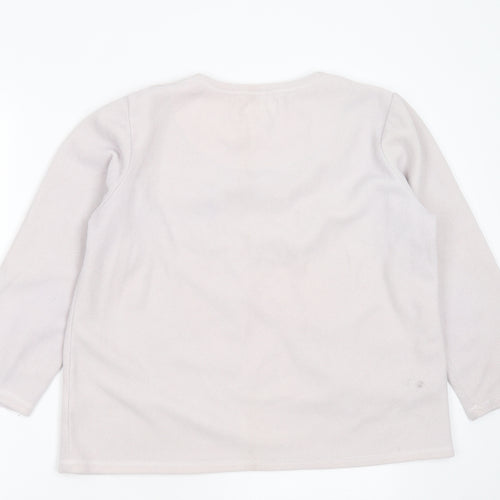 La Maguise Womens Purple Solid Polyester Top Pyjama Top Size S   - heart