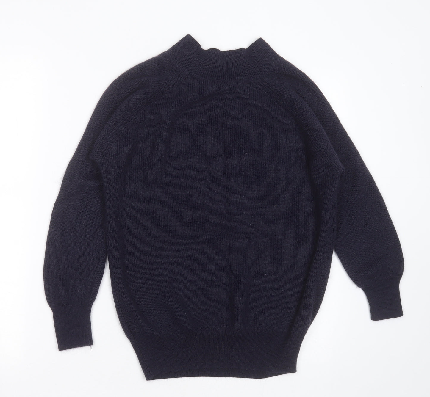 F&F Womens Blue Round Neck  Acrylic Pullover Jumper Size 6