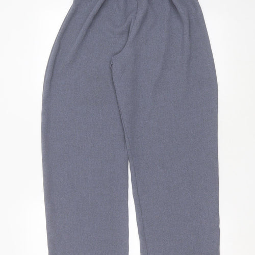 Preworn Womens Blue  Polyester Trousers  Size 12 L28 in Regular