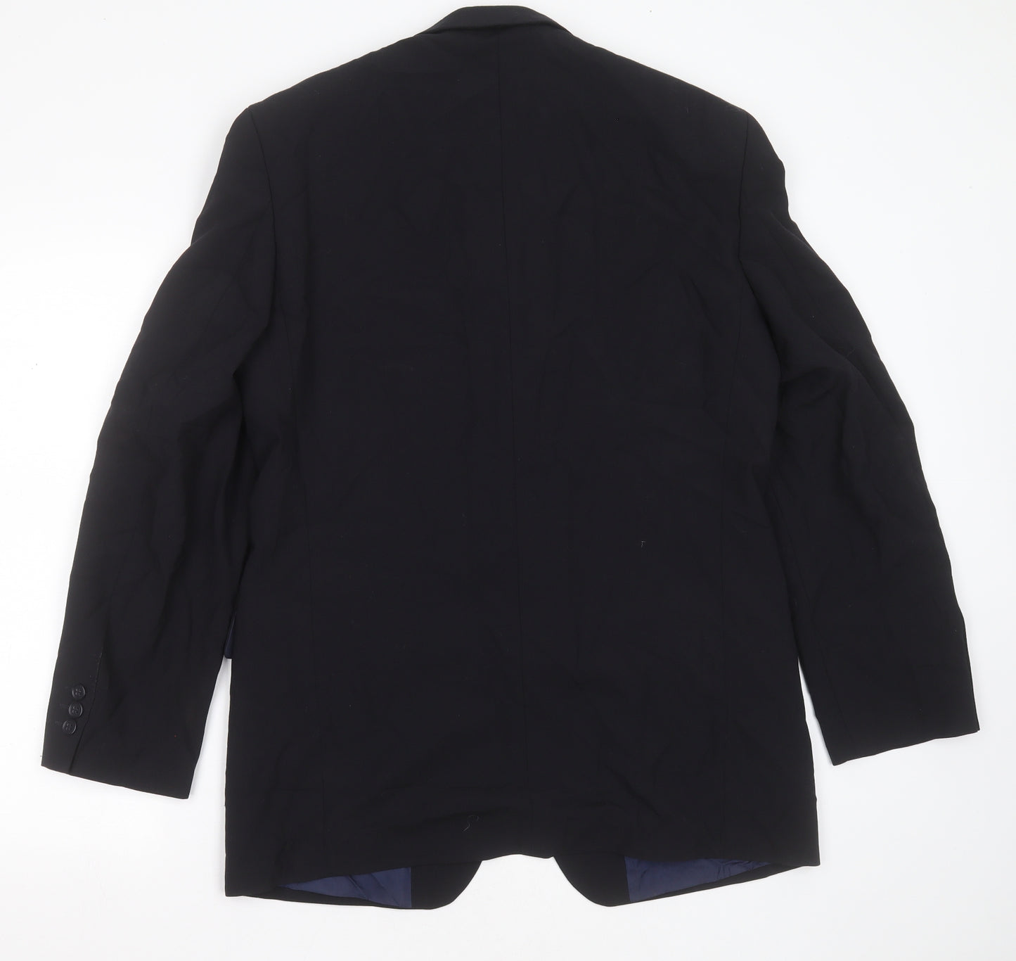Principles Mens Black  Wool Jacket Suit Jacket Size 38