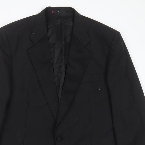 cito citterio Mens Black  Wool Jacket Suit Jacket Size 42