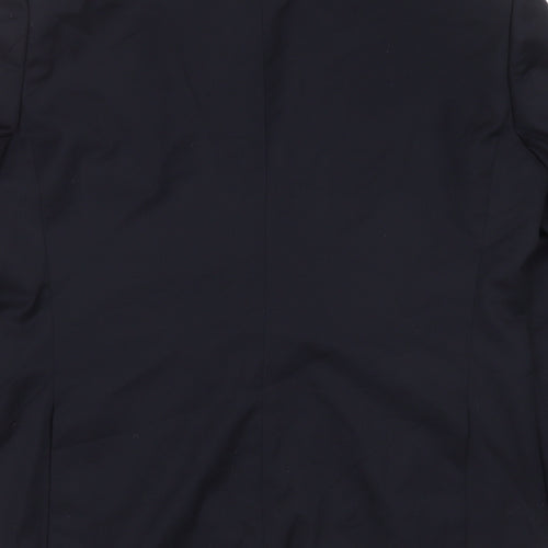 VAN KOLLEM Mens Blue  Wool Jacket Suit Jacket Size 40