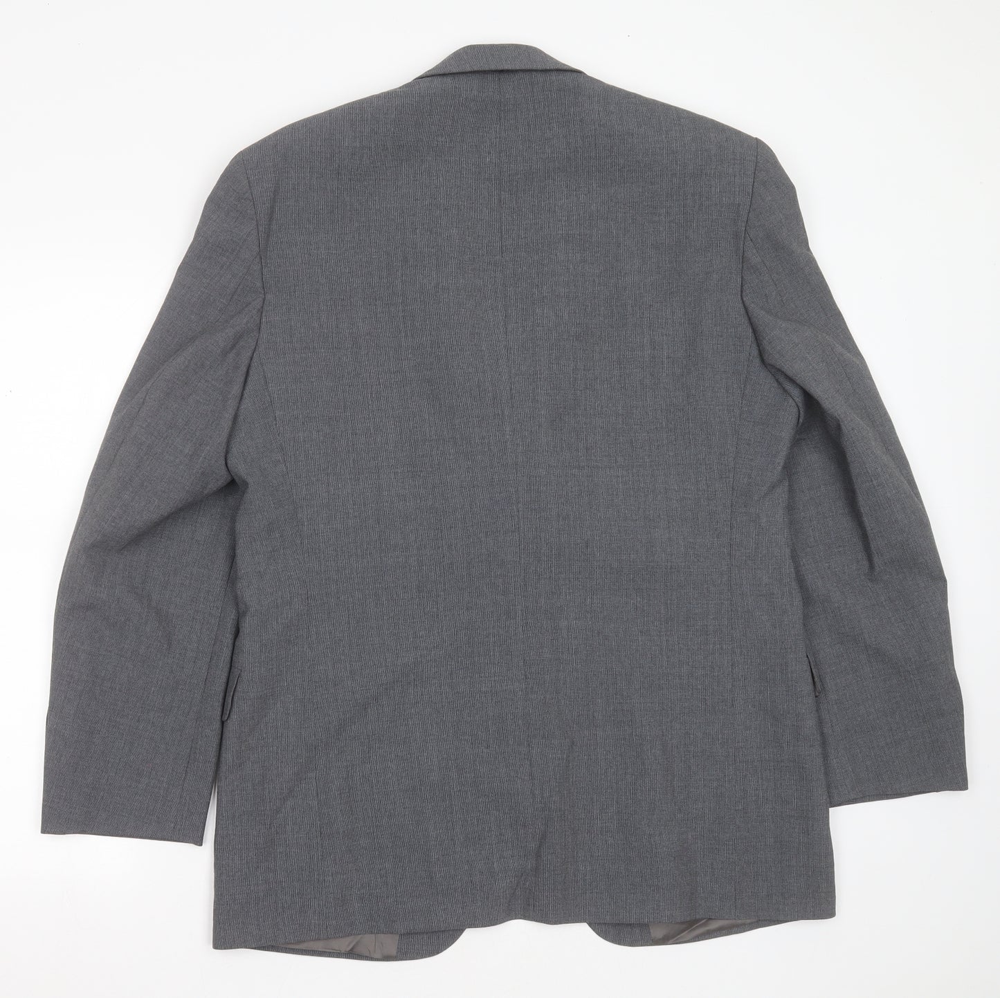 Marks and Spencer Mens Grey  Polyester Jacket Suit Jacket Size 40
