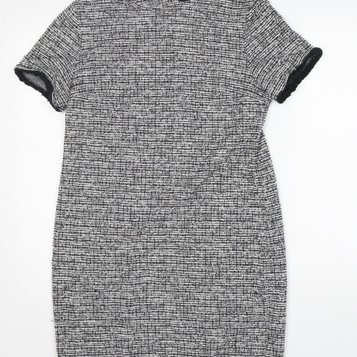 New Look Womens Multicoloured  Polyester A-Line  Size 12  Crew Neck
