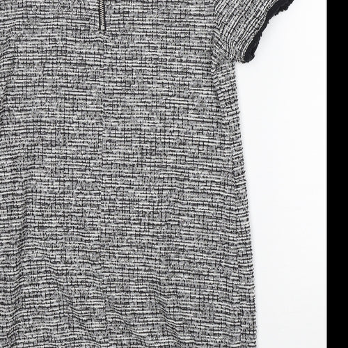 New Look Womens Multicoloured  Polyester A-Line  Size 12  Crew Neck