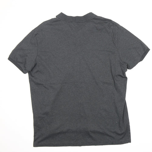 Ralph Lauren Mens Grey  100% Cotton  Polo Size 2XL Collared Button - very soft