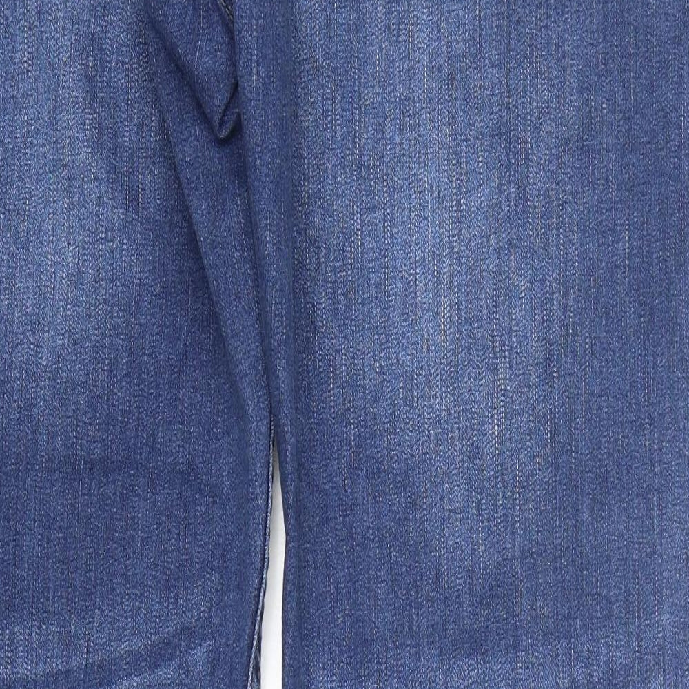 Penguin Womens Blue  Cotton Straight Jeans Size 40 in L29 in Regular Zip