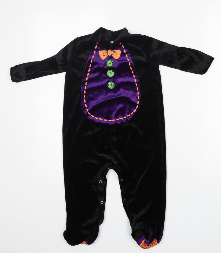 InCharacter Costumes Boys Black  Polyester Pullover Dress Shirt One Size Crew Neck  - Halloween