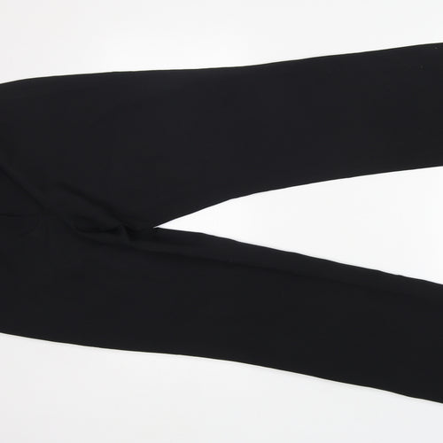 Dorothy Perkins Womens Black  Polyester Trousers  Size 10 L30 in Regular Zip - work formal office