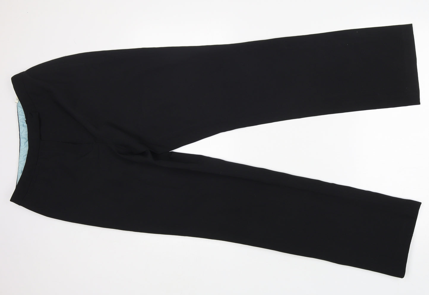 Dorothy Perkins Womens Black  Polyester Trousers  Size 10 L30 in Regular Zip - work formal office