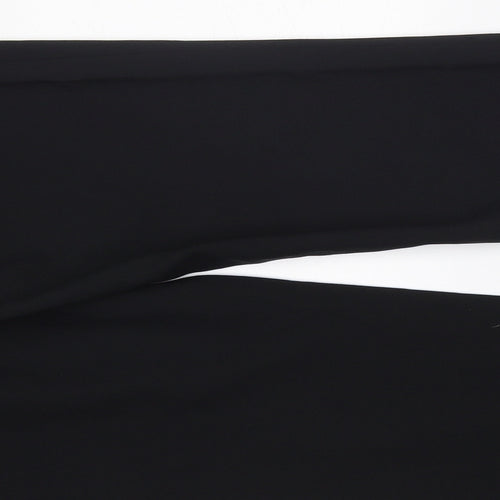 Dorothy Perkins Womens Black  Polyester Trousers  Size 10 L30 in Regular Zip - work formal office