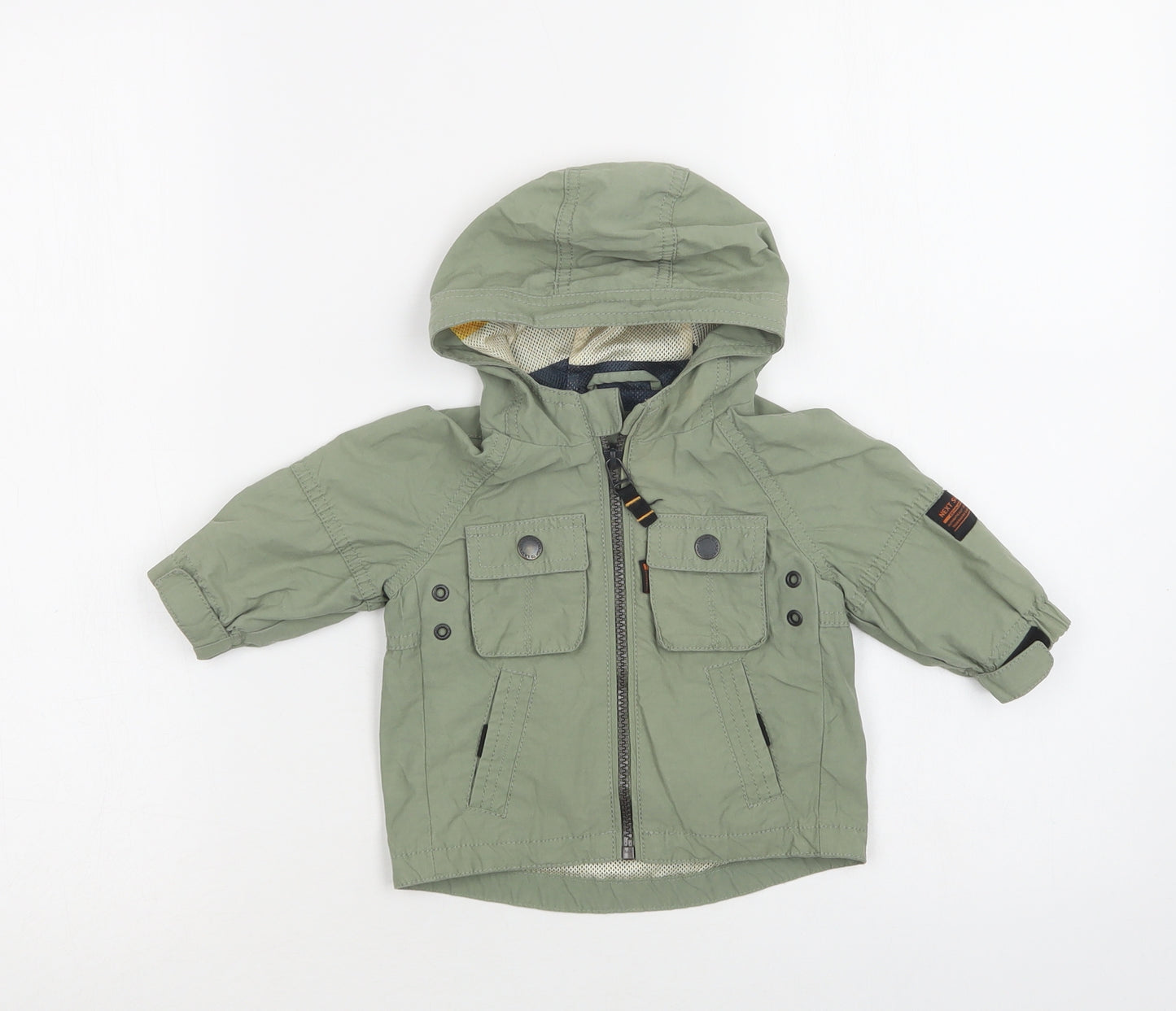 NEXT Baby Green   Basic Jacket Jacket Size 3-6 Months   Zip