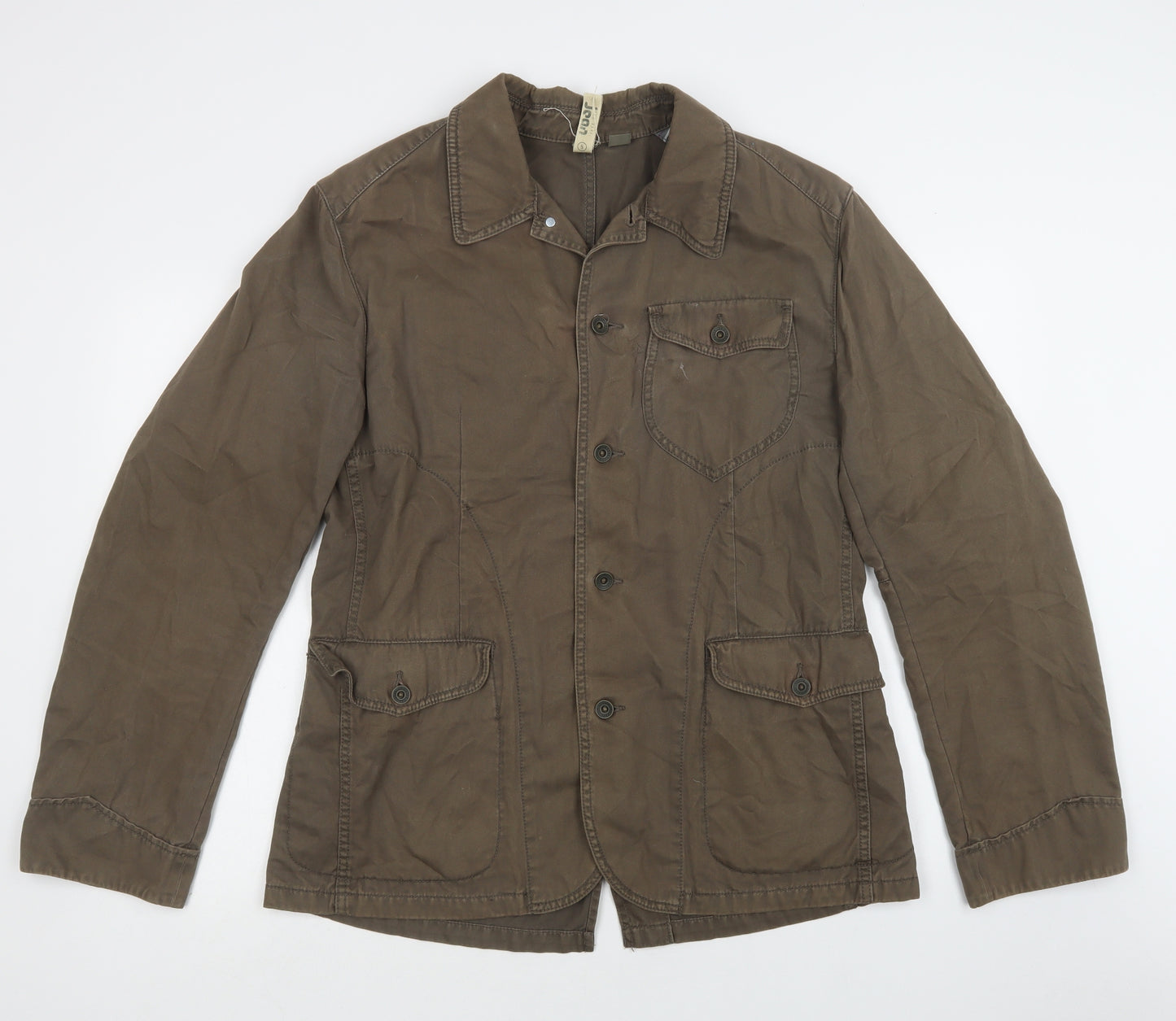 Ted Baker Mens Green   Jacket  Size L  Button