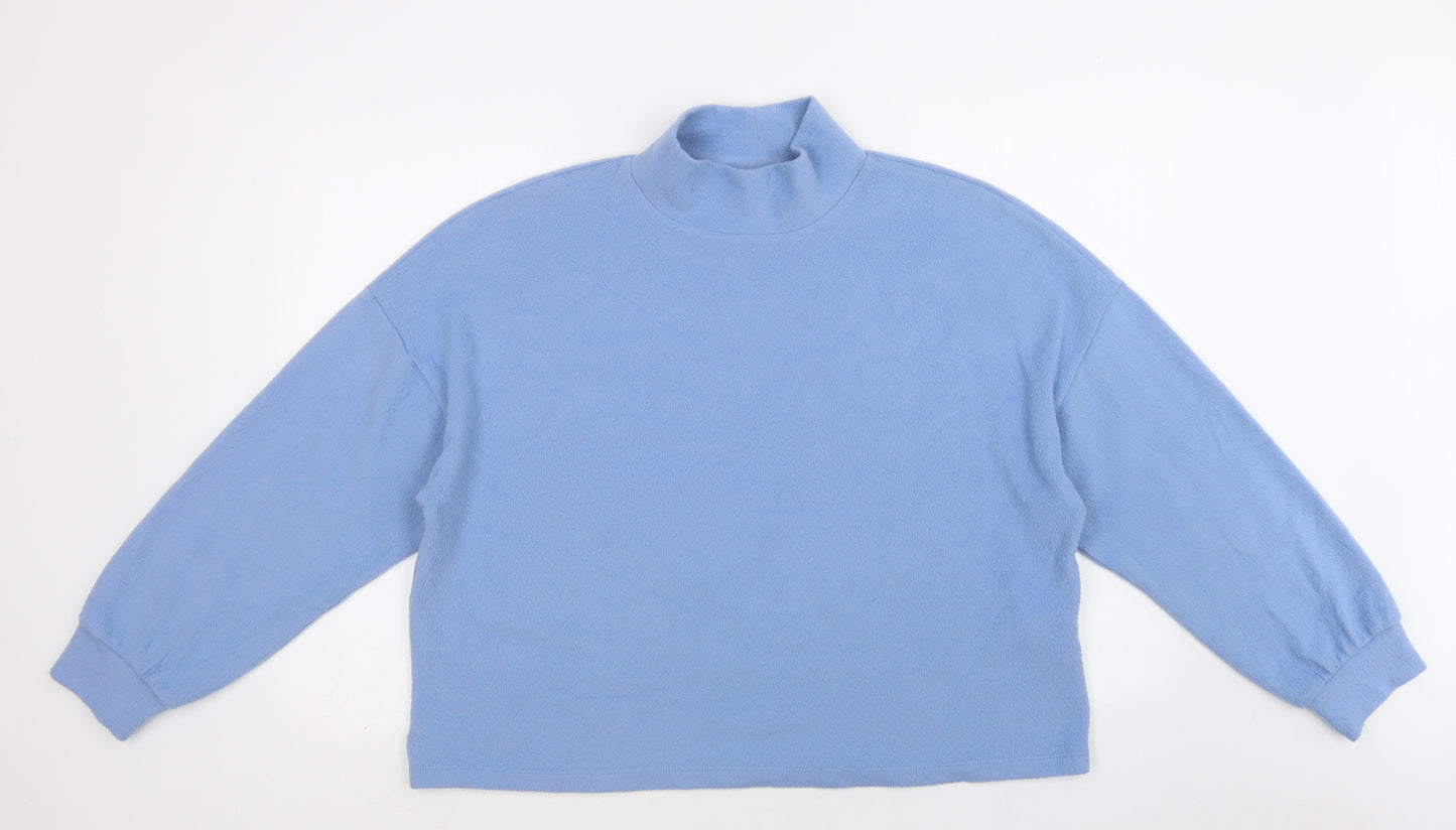 New Look Womens Blue  Polyester Top Lounge Set Size L