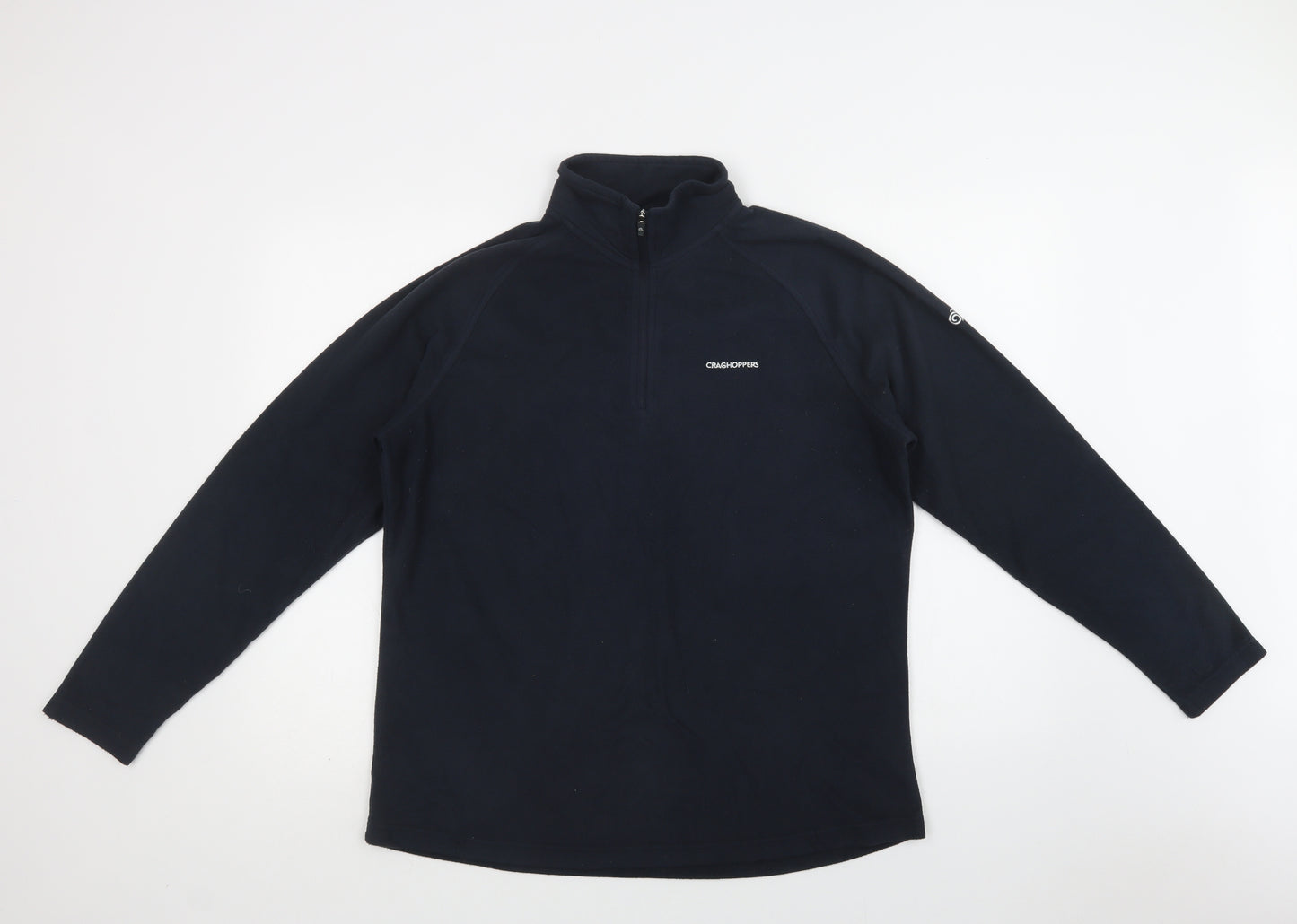 Craghoppers Womens Blue  Polyester Henley Sweatshirt Size 16  Zip