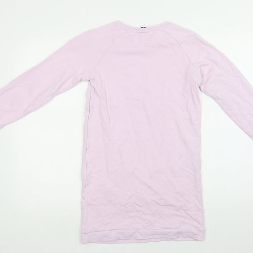 George Girls Purple  Cotton Tunic Sweatshirt Size 11-12 Years