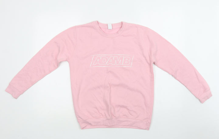 Just Hoods Girls Pink  Cotton Pullover Sweatshirt Size 12 Years