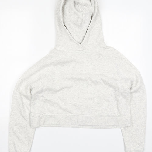 H&M Womens Grey  Cotton Pullover Hoodie Size XS  Pullover
