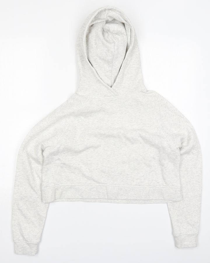 H&M Womens Grey Cotton Pullover Hoodie Size XS Pullover