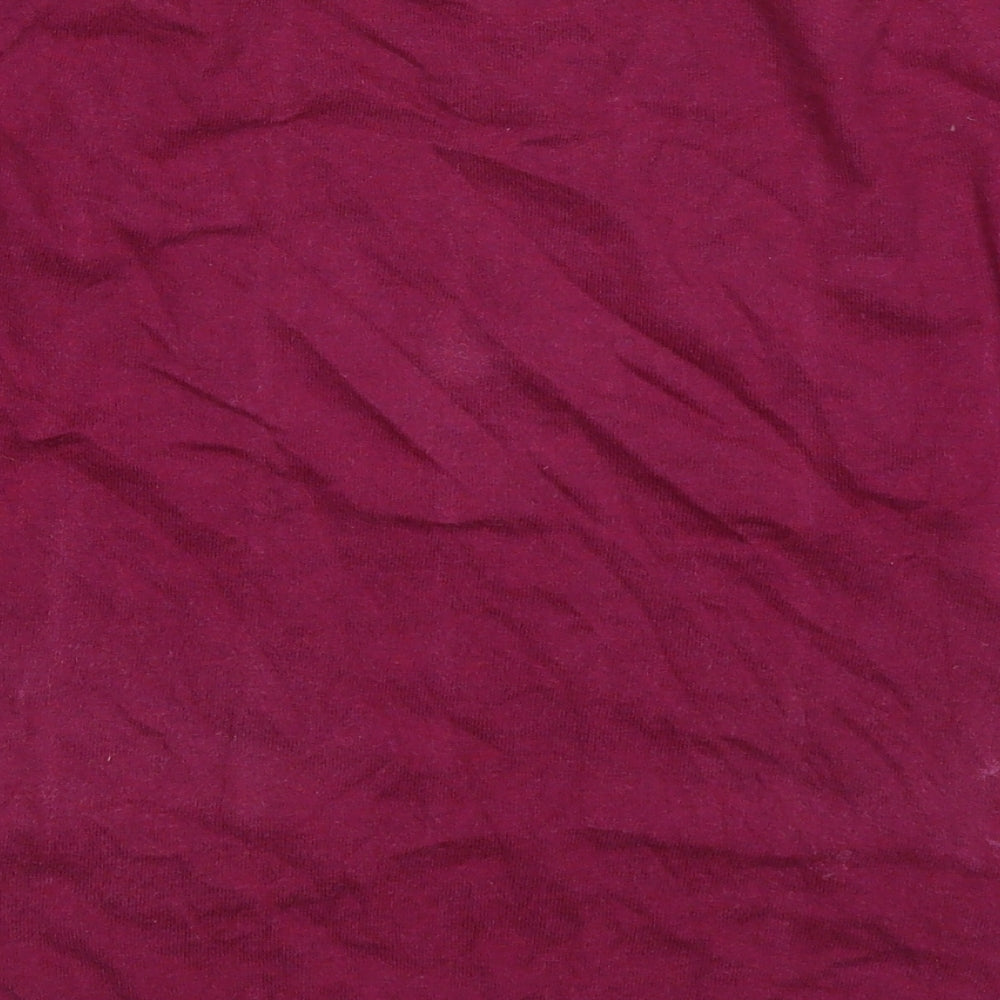 Fat Face Womens Pink Round Neck  Cotton Pullover Jumper Size 10