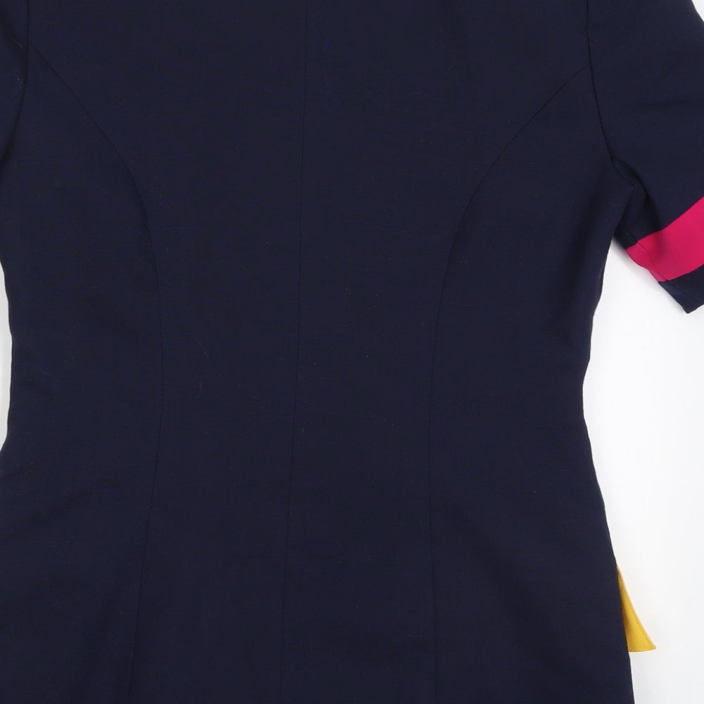 Preworn Womens Multicoloured   Jacket  Size 10  Button