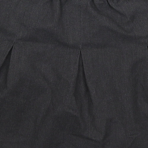 George Girls Grey  Polyester Skater Skirt Size 8-9 Years  Regular Zip