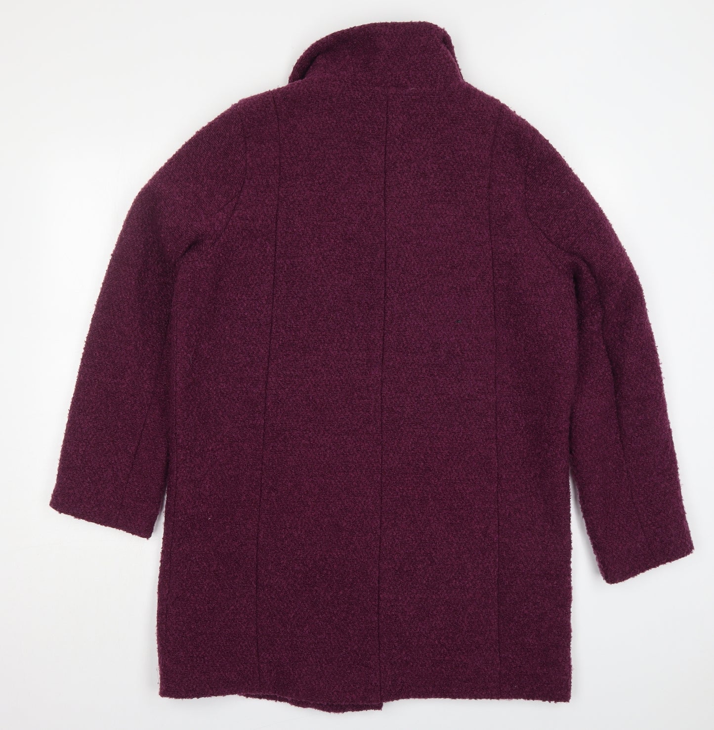 Soon Womens Purple   Pea Coat Coat Size 14  Button