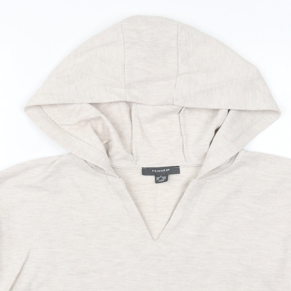 Primark Womens Beige  Polyester Pullover Hoodie Size 12  Pullover