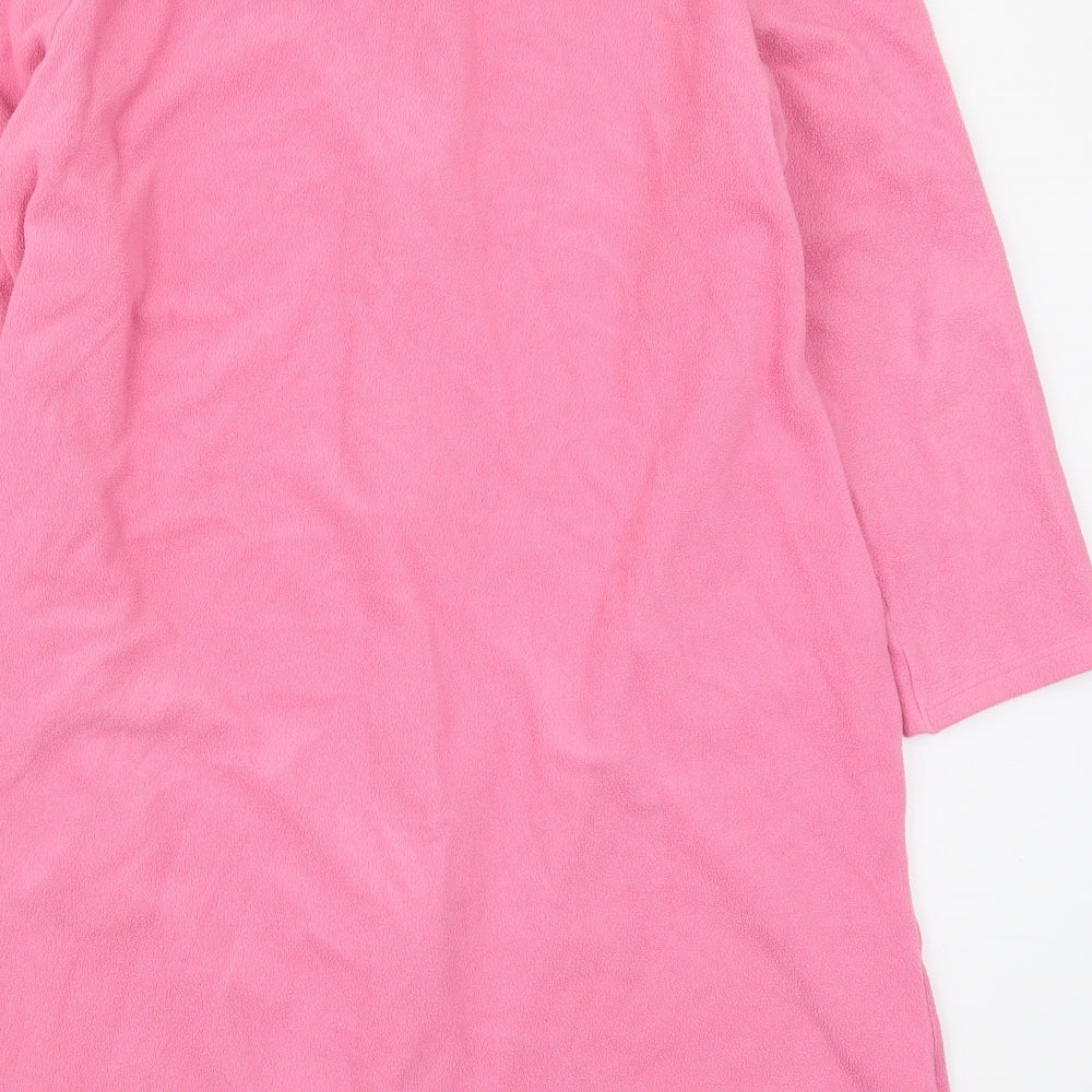 Marks and Spencer Womens Pink Floral Polyester Cami Dress Size 8  Zip