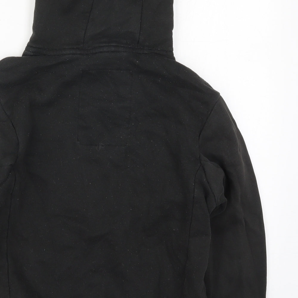 Ripstop Boys Black  Cotton Pullover Hoodie Size S  Pullover
