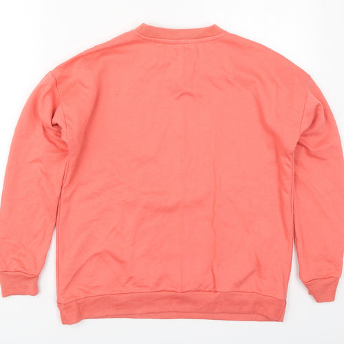 Pep&Co Womens Pink  Cotton Pullover Sweatshirt Size S  Pullover - Be Nice Be Fearless
