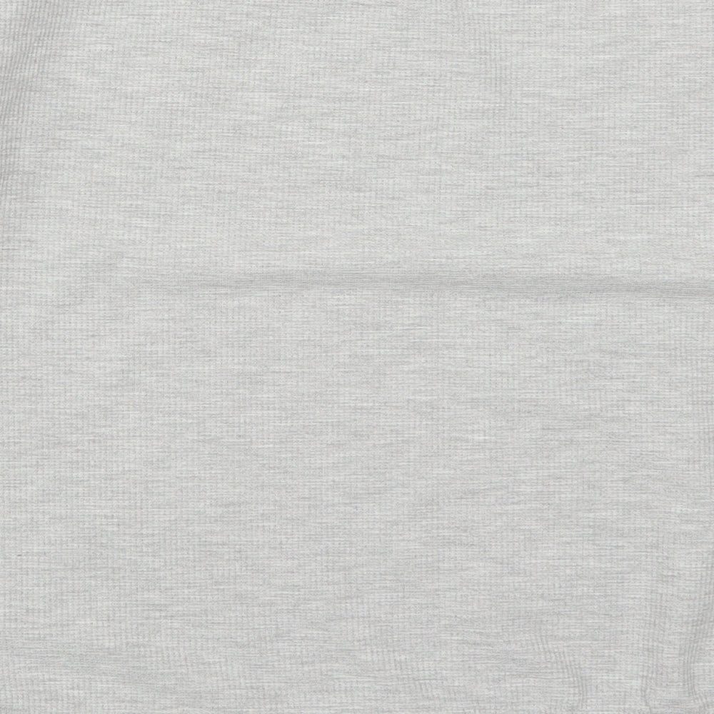 Papaya Womens Grey  Polyester Pullover Sweatshirt Size 14  Pullover
